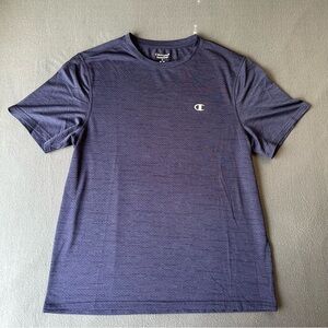 Champion Performance Short Sleeve Shirt Men Size L Activewear T-shirt - Blue